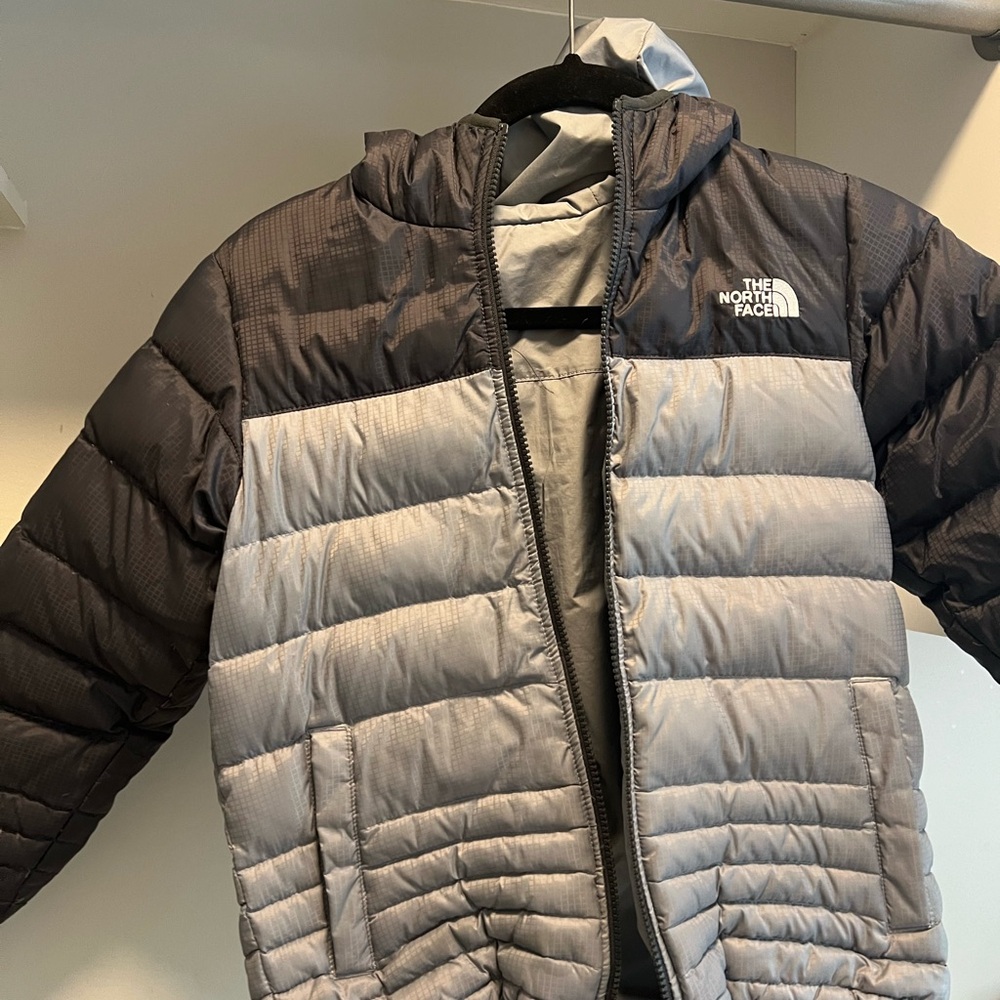 Boys North Face Reversible Puffer Jacket 7/8